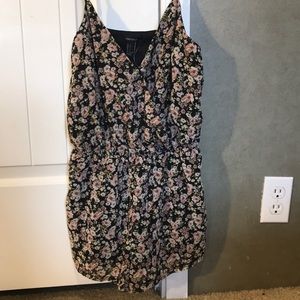 Forever 21 floral romper